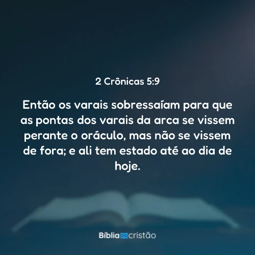 2 Crônicas 5:9