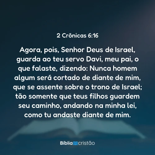 2 Crônicas 6:16