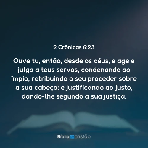 2 Crônicas 6:23