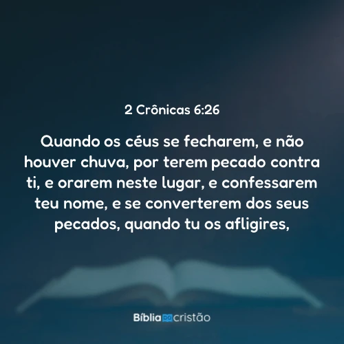 2 Crônicas 6:26