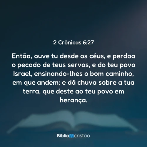 2 Crônicas 6:27