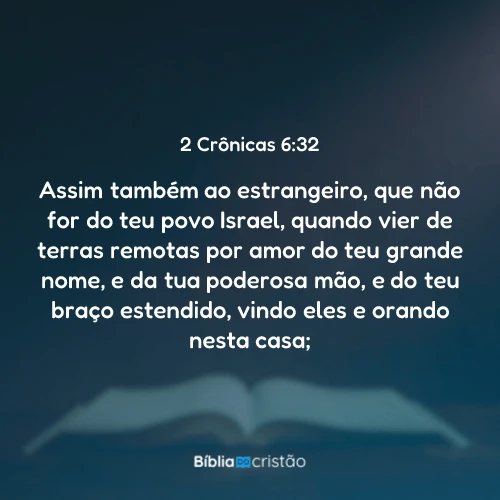 2 Crônicas 6:32