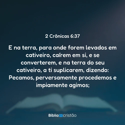 2 Crônicas 6:37