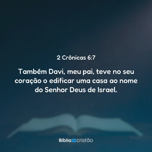 2 Crônicas 6:7