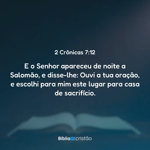 2 Crônicas 7:12