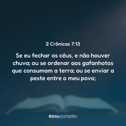 2 Crônicas 7:13