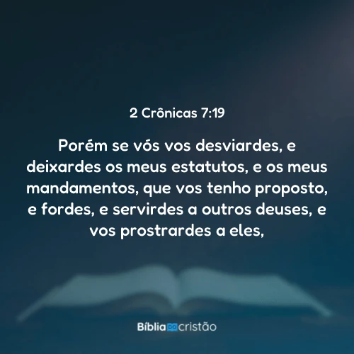 2 Crônicas 7:19