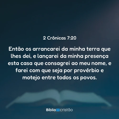 2 Crônicas 7:20
