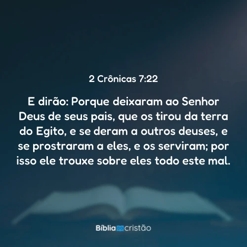2 Crônicas 7:22