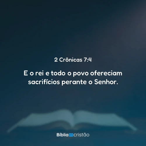 2 Crônicas 7:4