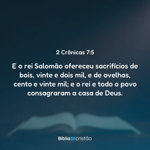 2 Crônicas 7:5