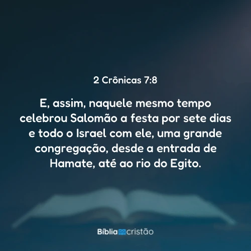 2 Crônicas 7:8