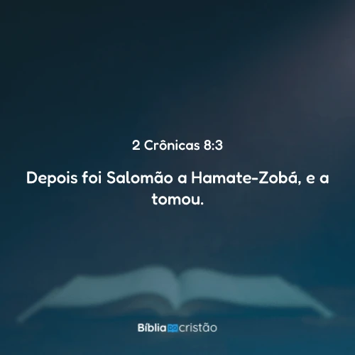 2 Crônicas 8:3