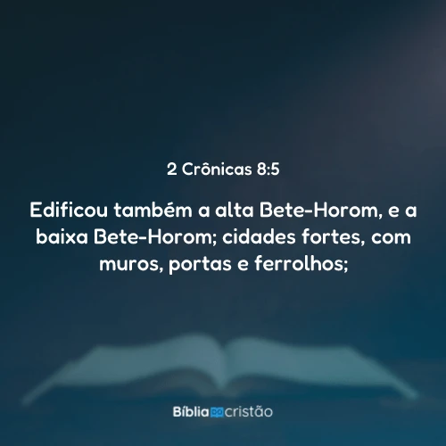 2 Crônicas 8:5