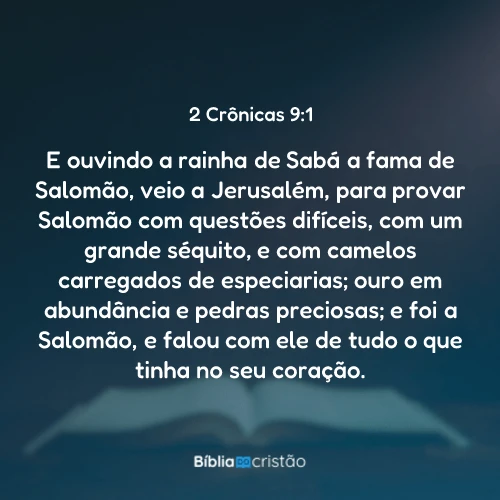 2 Crônicas 9:1
