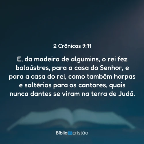 2 Crônicas 9:11
