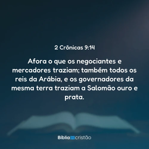 2 Crônicas 9:14
