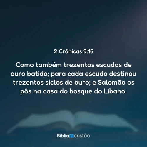2 Crônicas 9:16