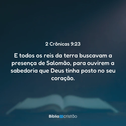 2 Crônicas 9:23