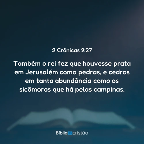 2 Crônicas 9:27