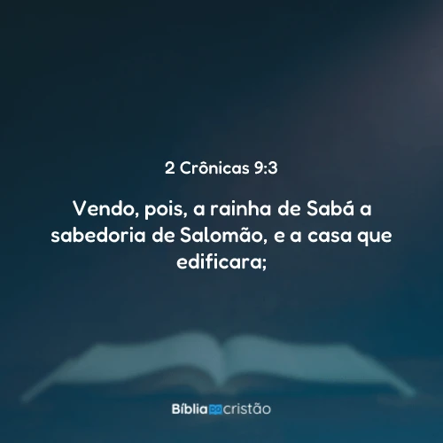2 Crônicas 9:3