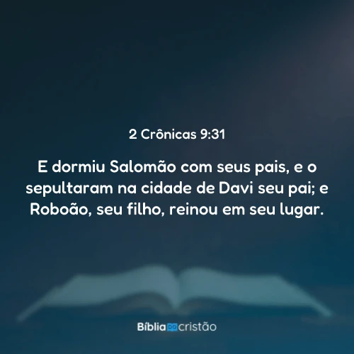 2 Crônicas 9:31