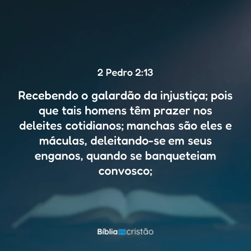 2 Pedro 2:13