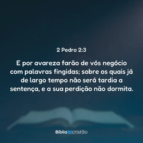 2 Pedro 2:3