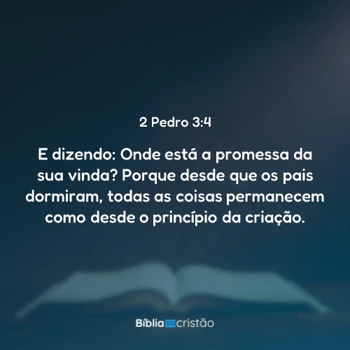 2 Pedro 3:4