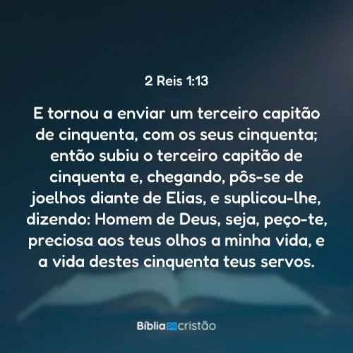 2 Reis 1:13