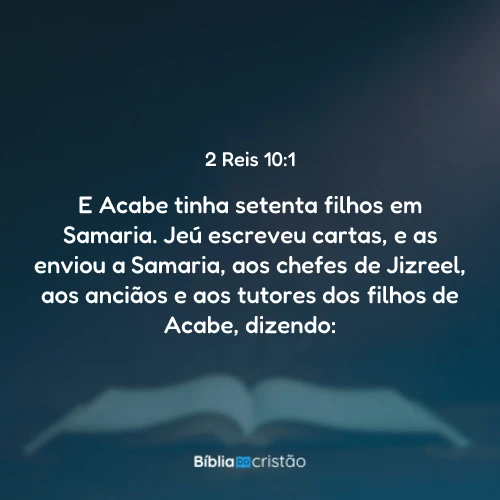 2 Reis 10:1