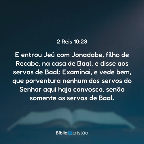 2 Reis 10:23