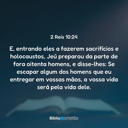 2 Reis 10:24