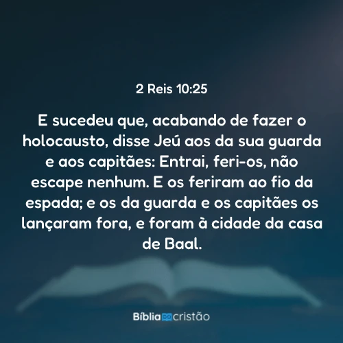 2 Reis 10:25