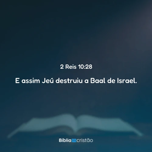 2 Reis 10:28