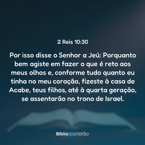 2 Reis 10:30