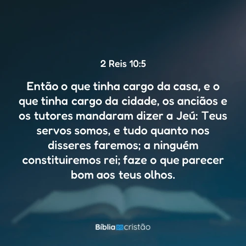 2 Reis 10:5