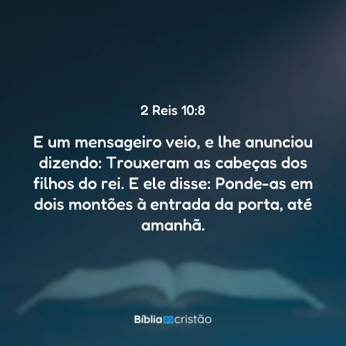 2 Reis 10:8