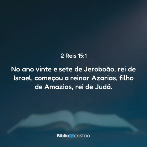 2 Reis 15:1