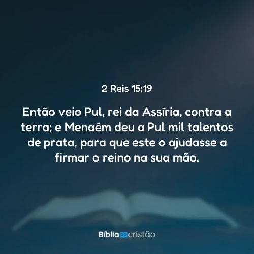 2 Reis 15:19