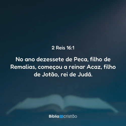 2 Reis 16:1