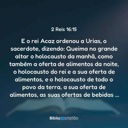 2 Reis 16:15