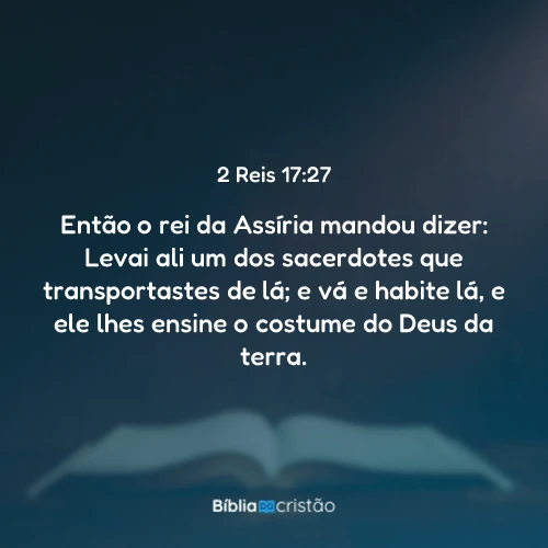 2 Reis 17:27
