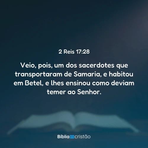2 Reis 17:28