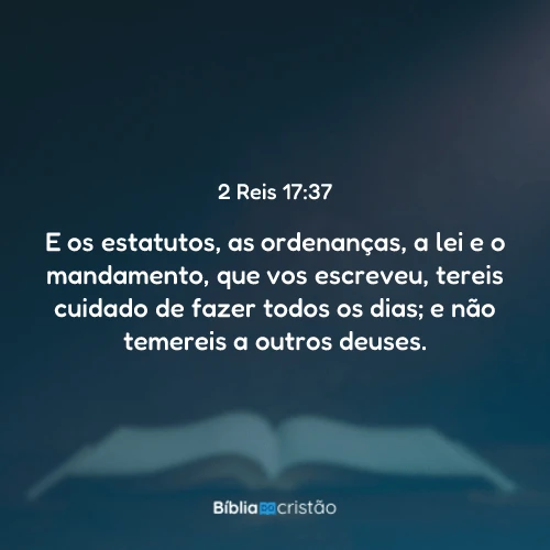 2 Reis 17:37