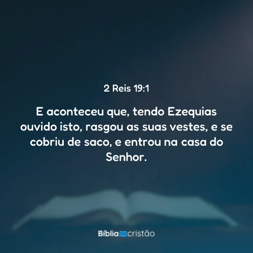 2 Reis 19:1