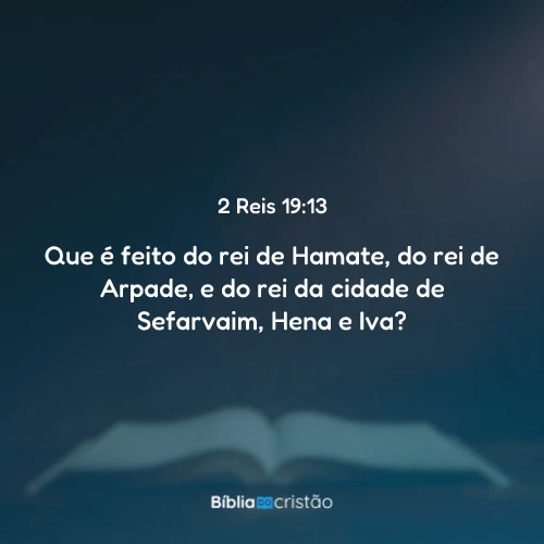 2 Reis 19:13