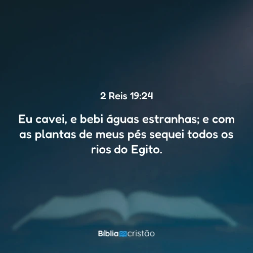 2 Reis 19:24