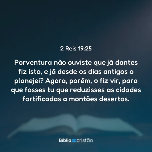 2 Reis 19:25
