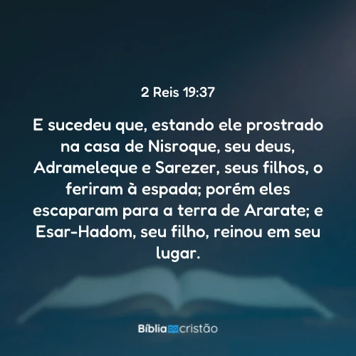 2 Reis 19:37